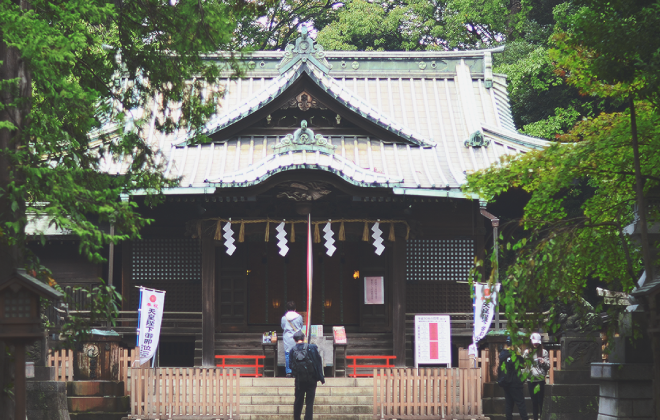緑と歴史ある街